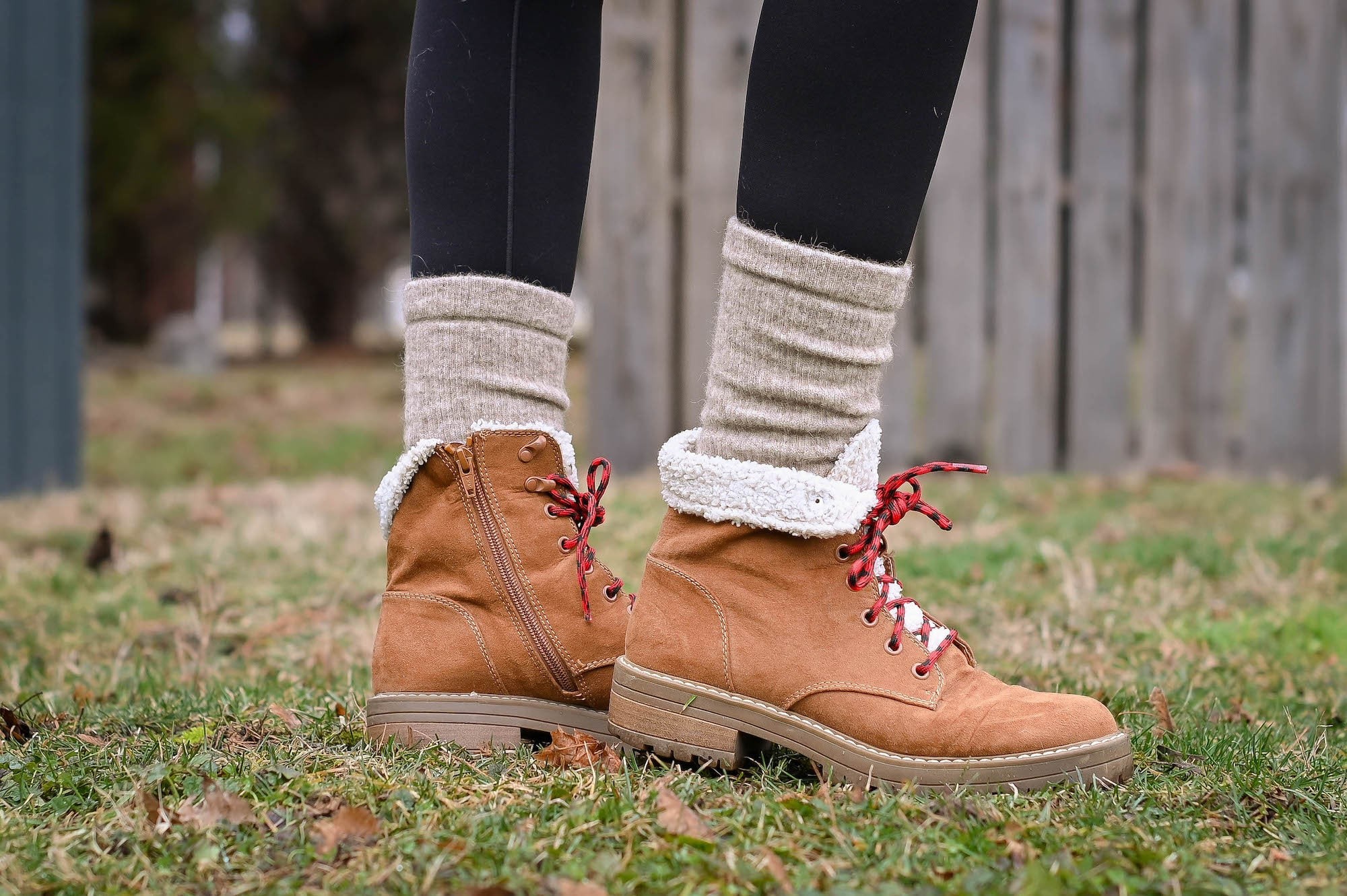 Cozy Alpaca Crew Socks
