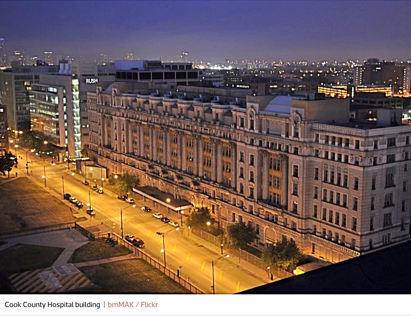 Photograph accompanying A New Era for Cook County Hospital and Health Services