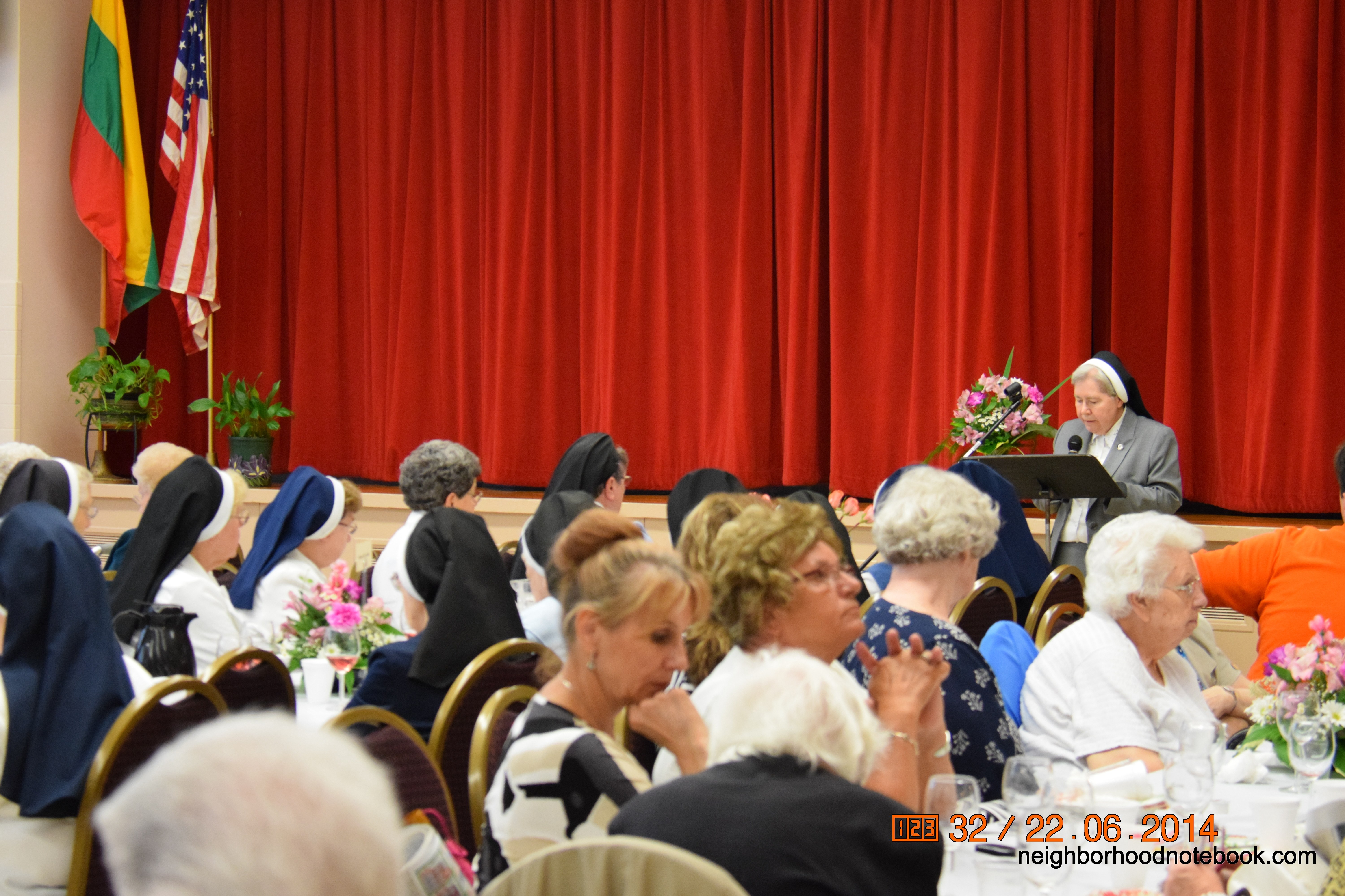Photograph accompanying Farewell Luncheon
