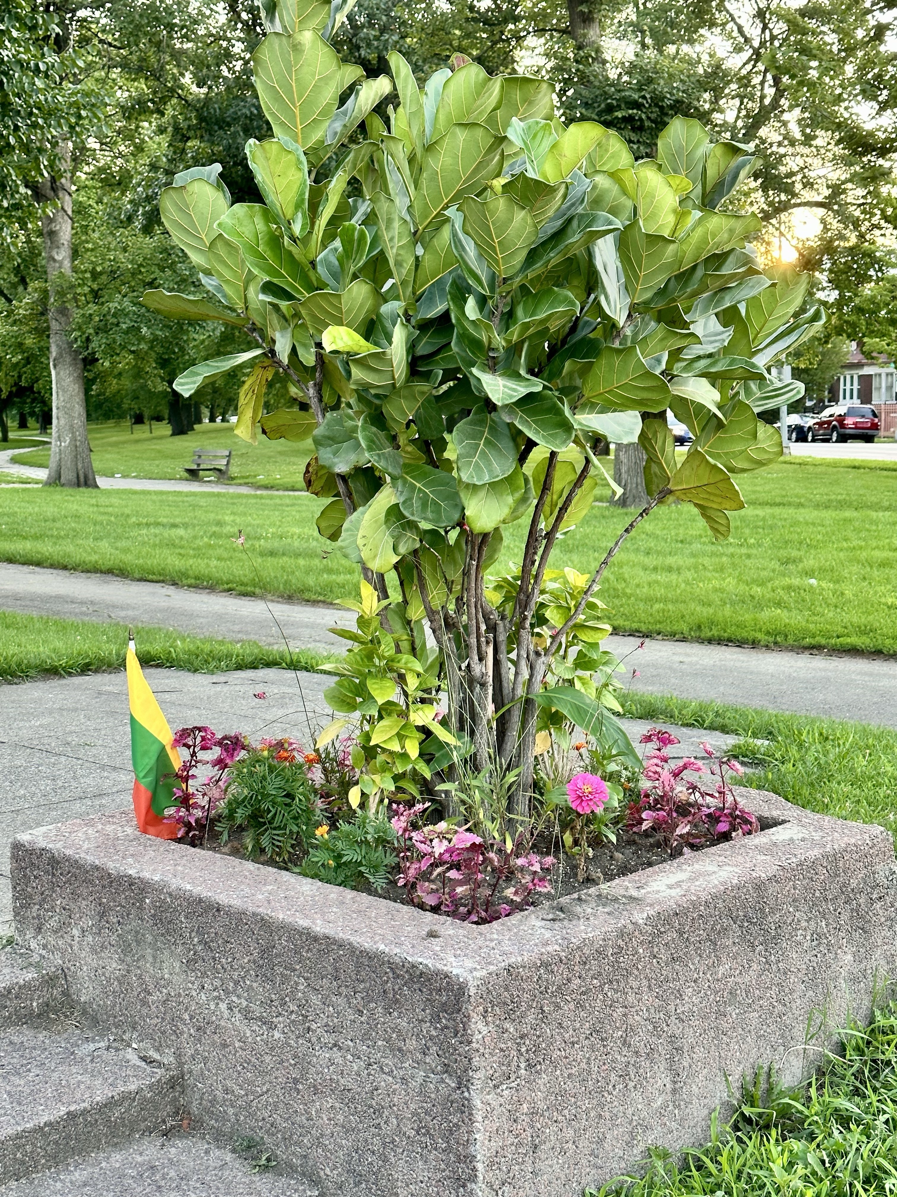 Photograph from DARIUS GIRENAS MEMORIAL IN CHICAGO’S MARQUETTE PARK COMMUNITY