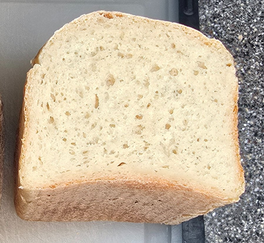 A second view of Homestyle Dough gluten free white bread