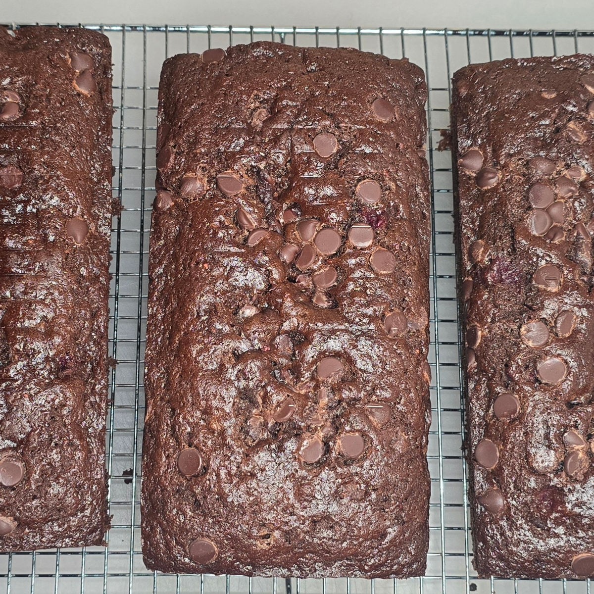 Raspberry chocolate chip banana bread from Homestyle Dough