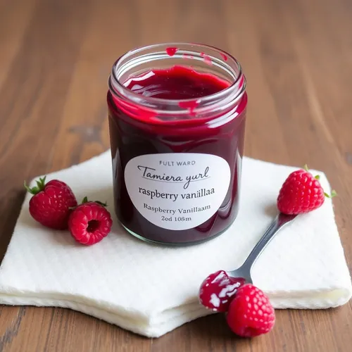 Raspberry Vanilla Jam 8 Ounce