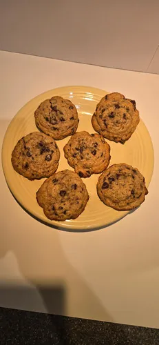 Sourdough chocolate chip cookies