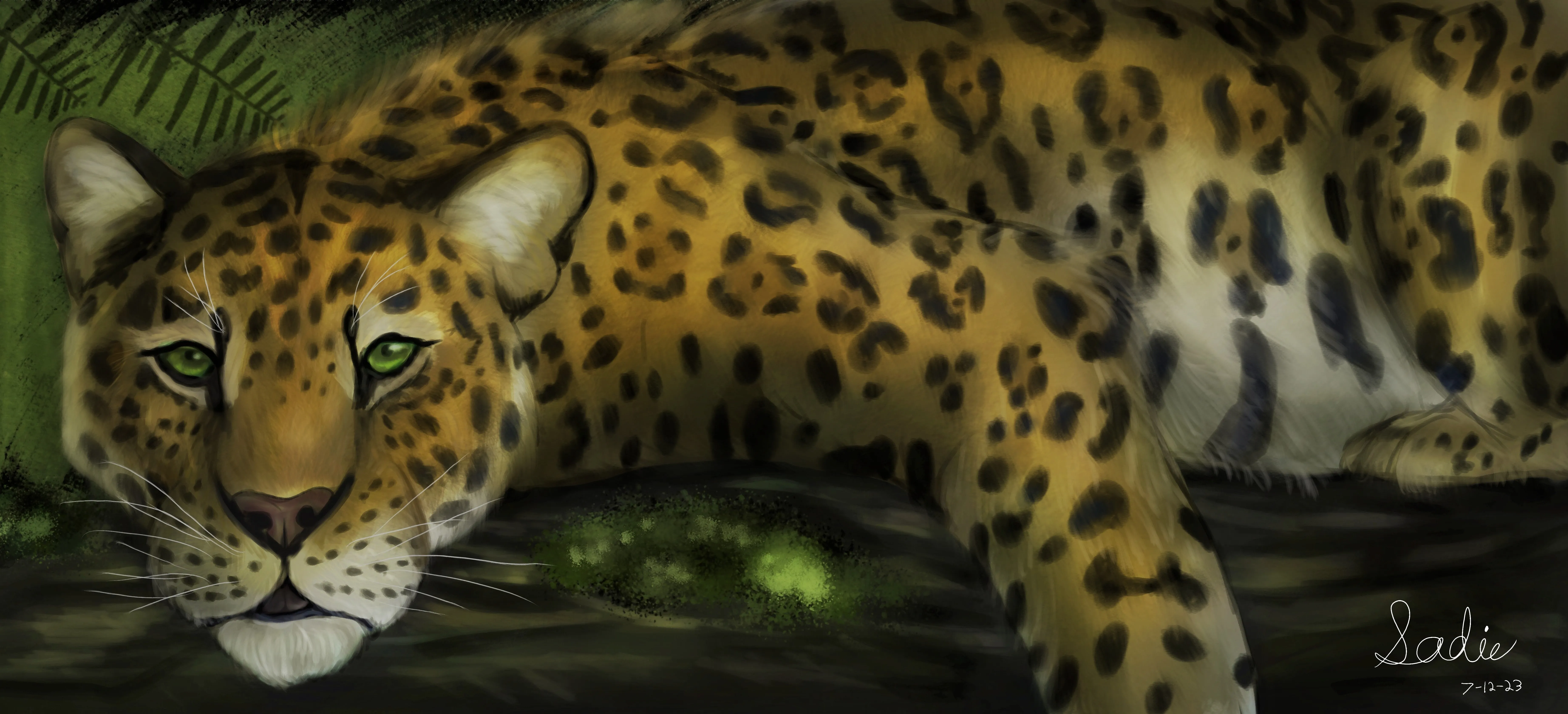 Leopard artwork by Wolvensoul
