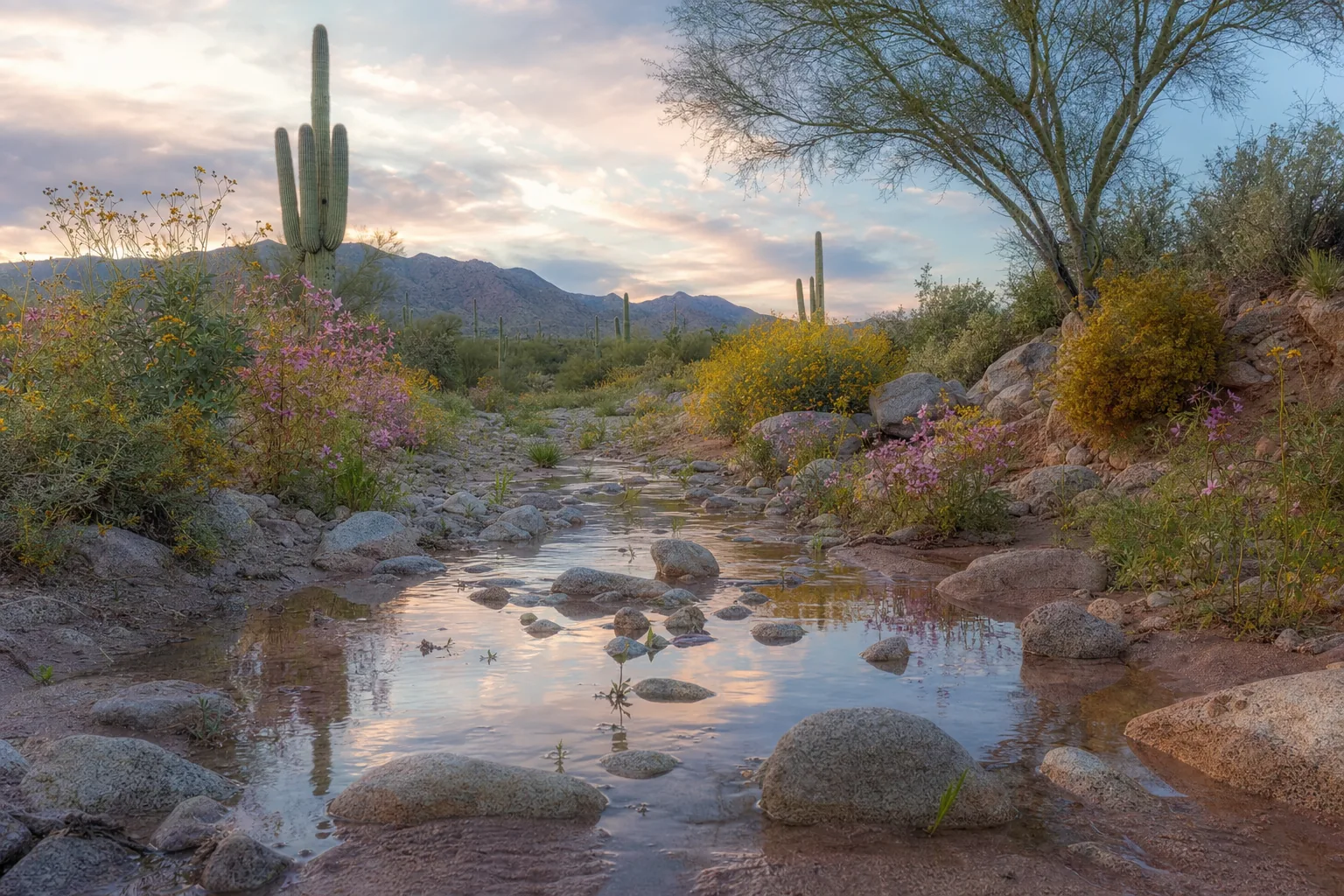Cover of desert water by Laurie S. Sherman