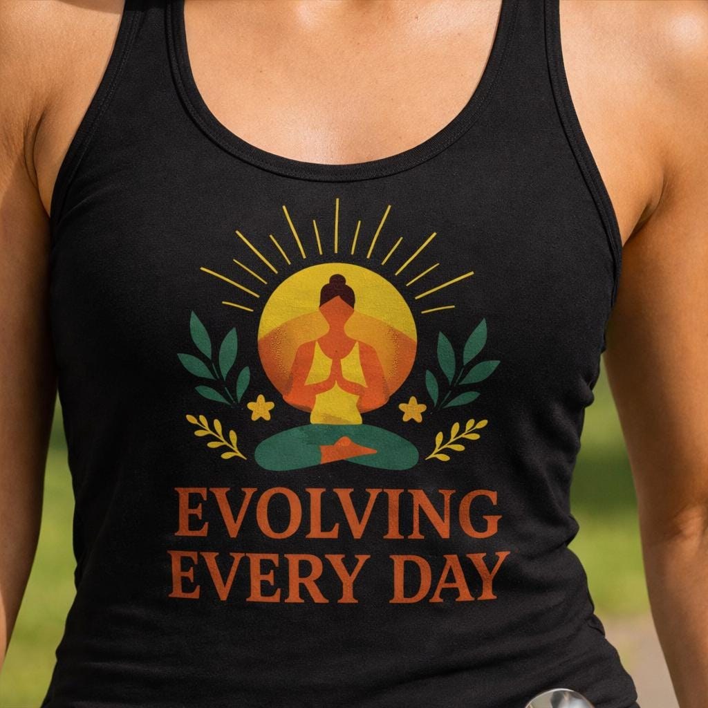 Womens Yoga Tank, Motivational Workout Top, Fitness Quote Racerback, Gym Activewear Shirt, Inspirational Sleeveless, Gift for Her