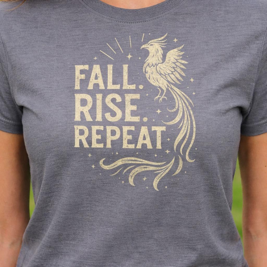 Fall Motivational Tshirt Autumn Apparel Comfort Fit Casual Top Trendy Design Uplifting Message Positive Mindset Inspirational Clothing Cozy