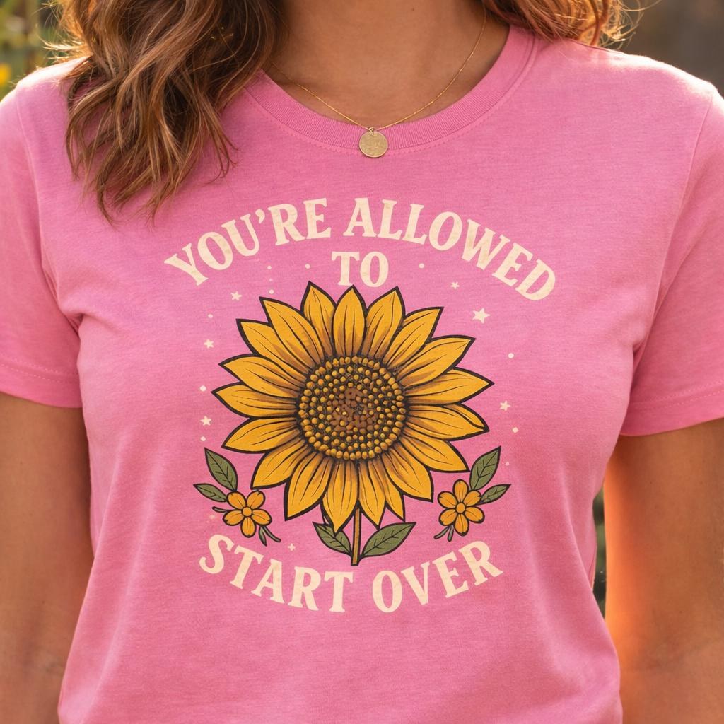 Motivational Shirt for Women, Inspirational Affirmation Tee, Positive Mindset Apparel, Empowerment Gift for Her, Mindfulness Clothing