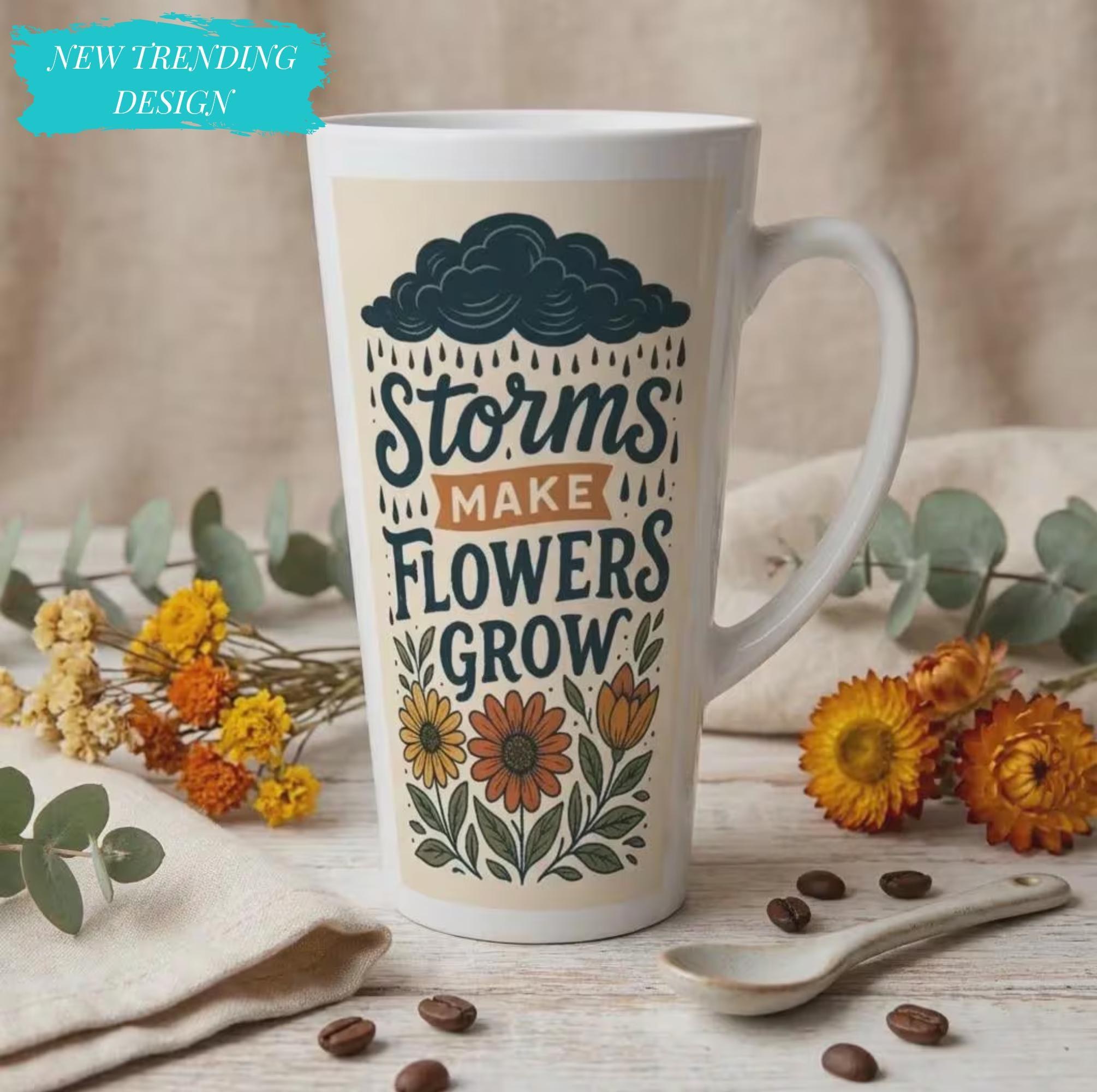 Inspirational Ceramic Mug Gift Her Positive Quotes Motivational Hot Beverage Coffee Cup Large Latte Kitchen Decor Garden Theme Nature Lover