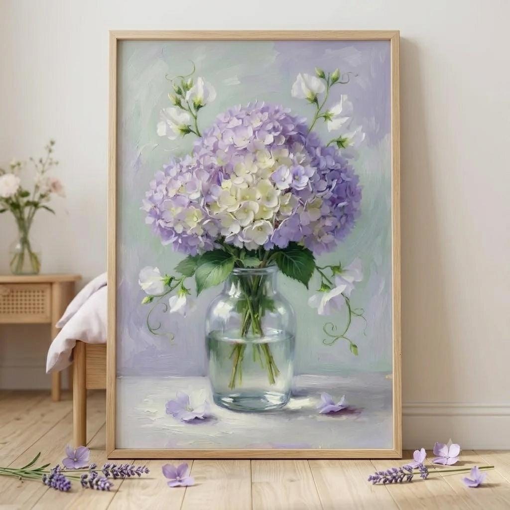 White Peony Wall Art Printable Impasto Flower Painting, Textured Floral Poster, Vintage Botanical Decor, Romantic Print, Digital Download