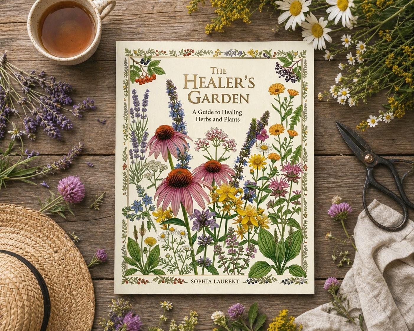 Herbal Medicine Guide Printable, Healing Plants Book, Botanical Wellness, Natural Remedies Guide, Medicinal Herbs Reference, Digital File