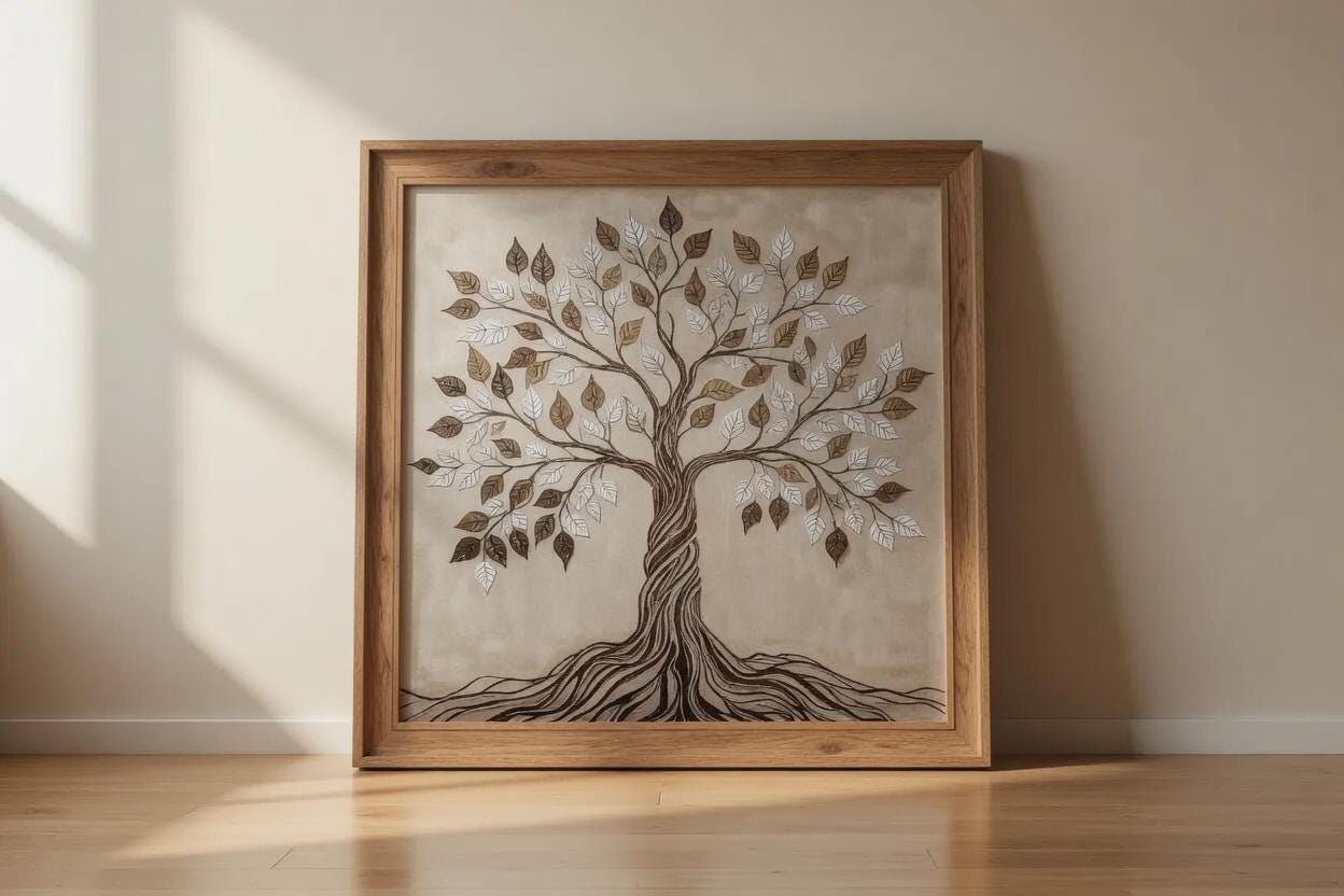 Tree of Life Printable Art, Celestial Boho Decor, Spiritual Galaxy Illustration (Digital Download)