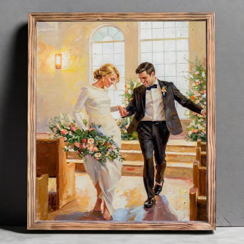 Personalized Couple Family Artwork, Custom Digital Painting from Photo, Digital File and Poster