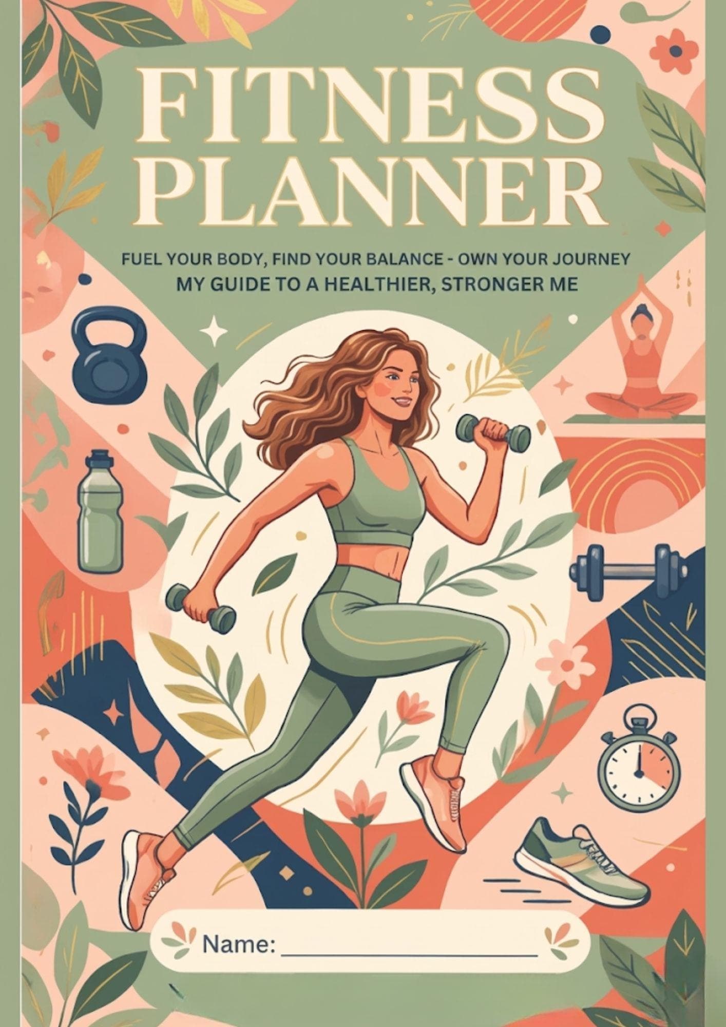 Fitness Planner 2026 Printable PDF, Workout Planner Template, Gym Tracker Log, Weight Loss Planner, Weekly Exercise Plan, Instant Download
