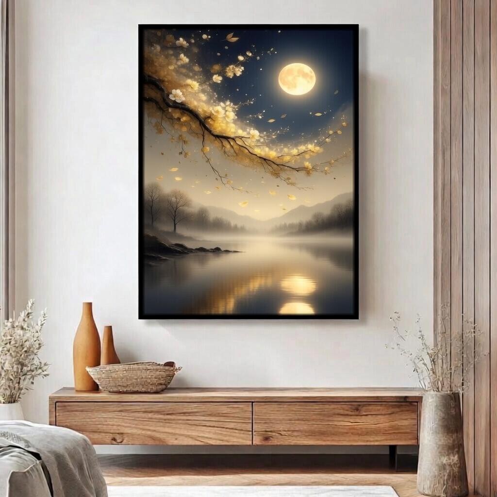 Japandi Abstract Wall Art, Minimalist Neutral Landscape Print, Wabi Sabi Decor (Digital Download)