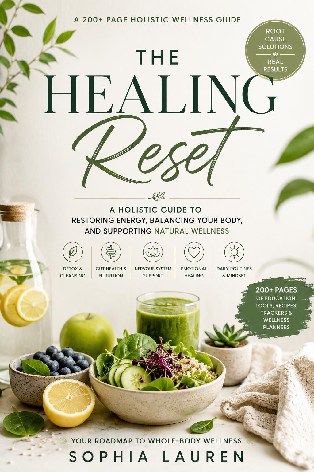 Holistic Healing Reset Guide, Root Cause Detox, Natural Wellness (PDF Download)
