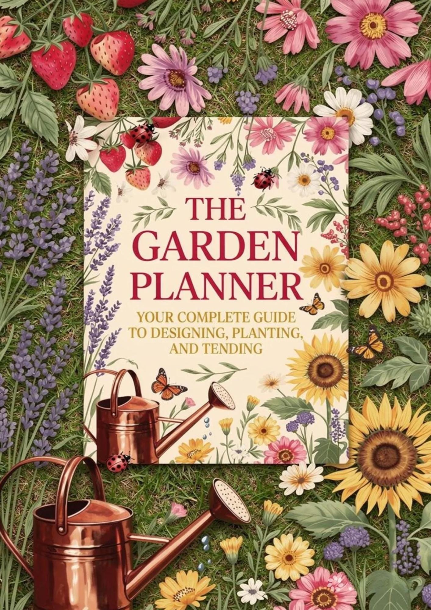 Garden Planner 2026 Printable, Gardening Journal & Organizer Bundle, Seed Inventory, Harvest Tracker, Digital Download