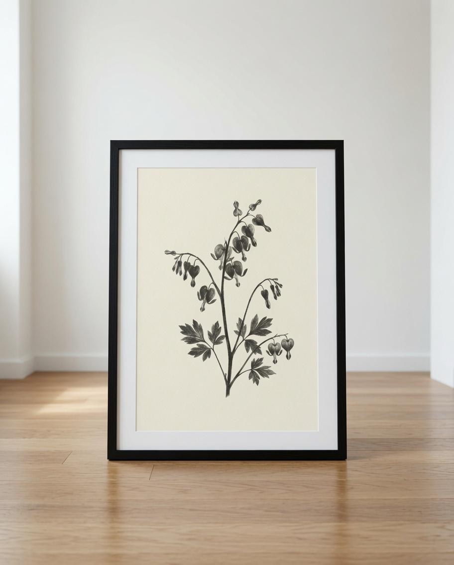 Botanical Wall Art, Modern Plant Painting, Neutral Nature Print (Digital Download)