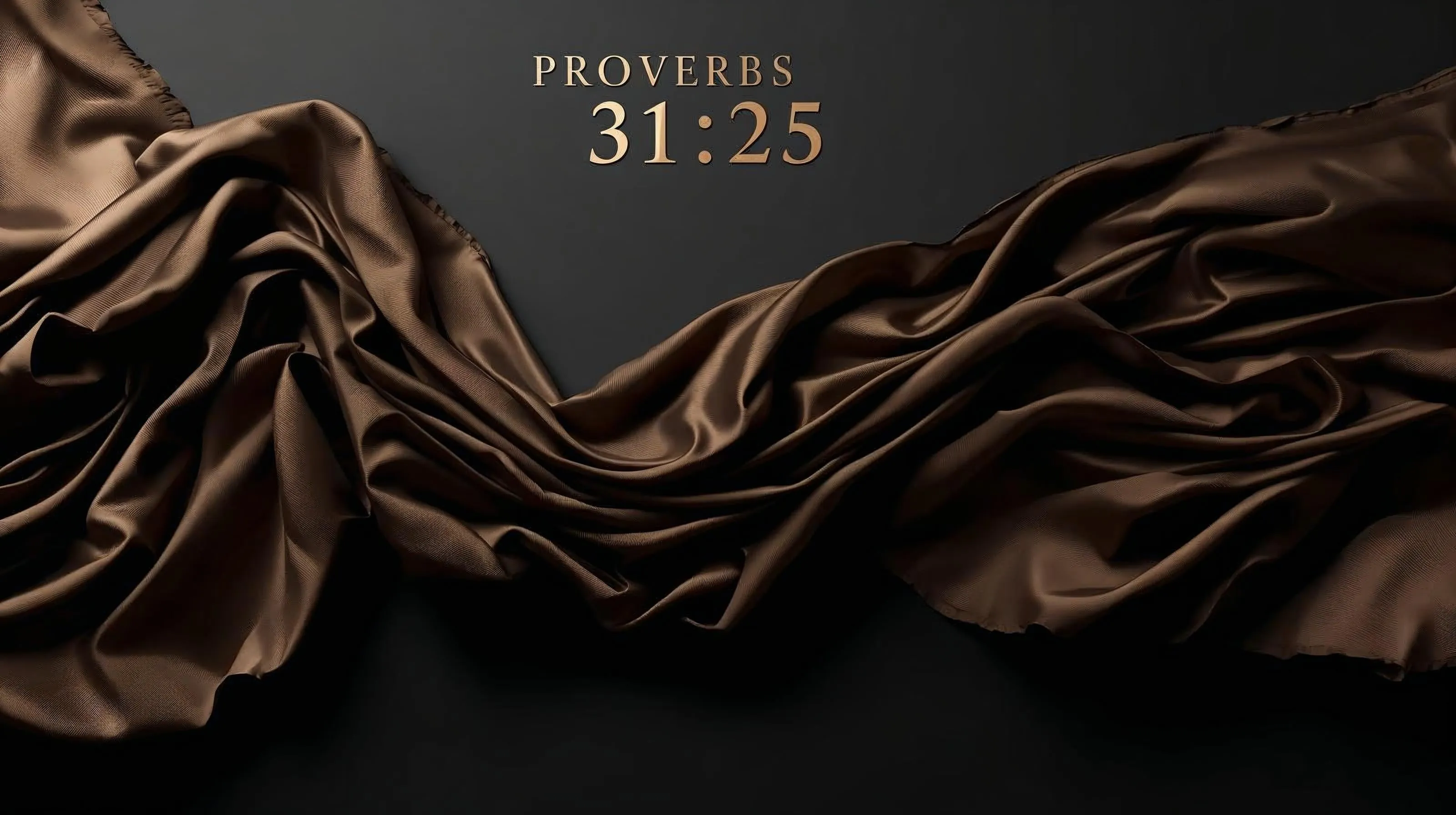 Proverbs 31:25 – Strength & Dignity | Luxury Christian Digital Wall Art Print