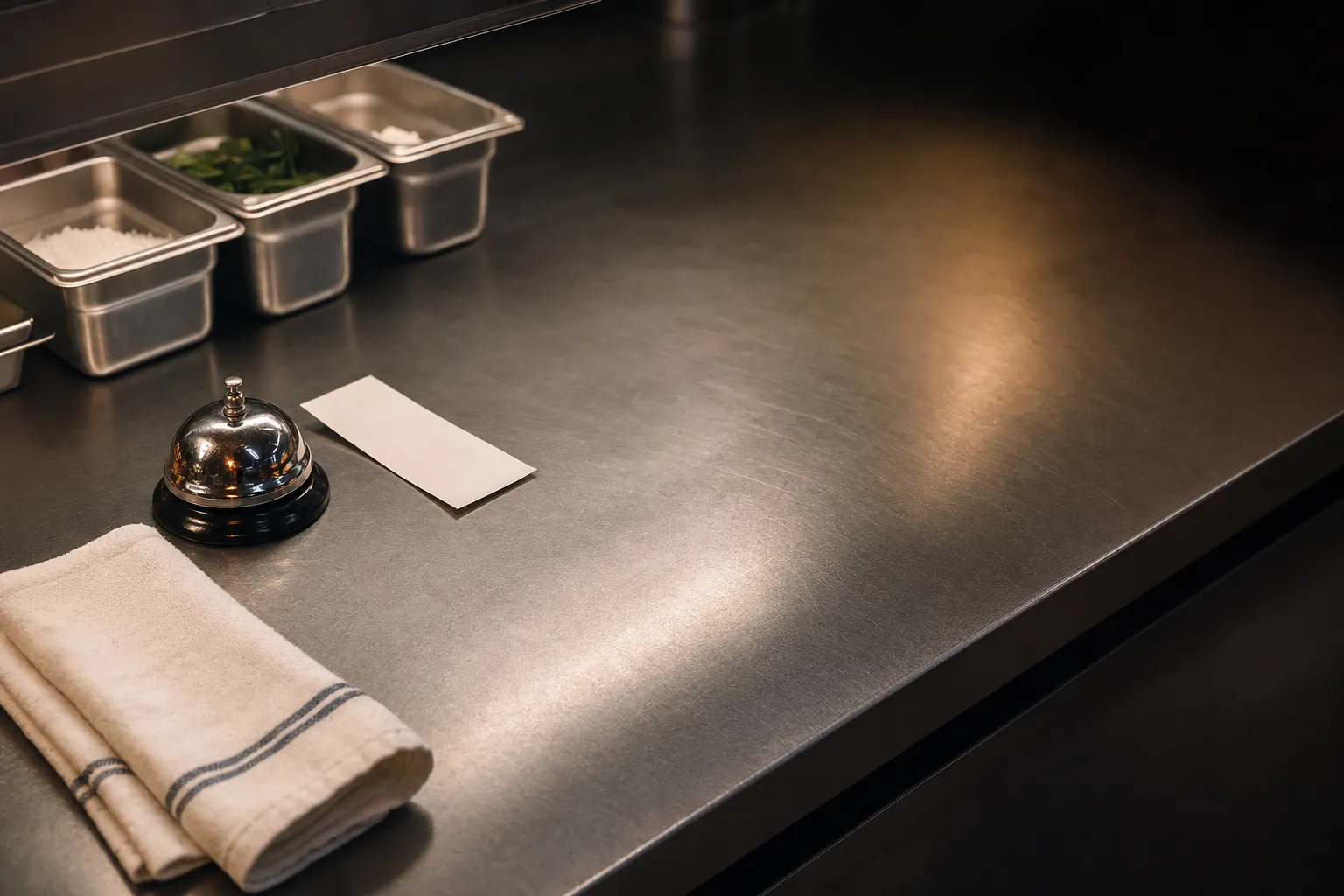 A calm, precise professional work pass prepared for service