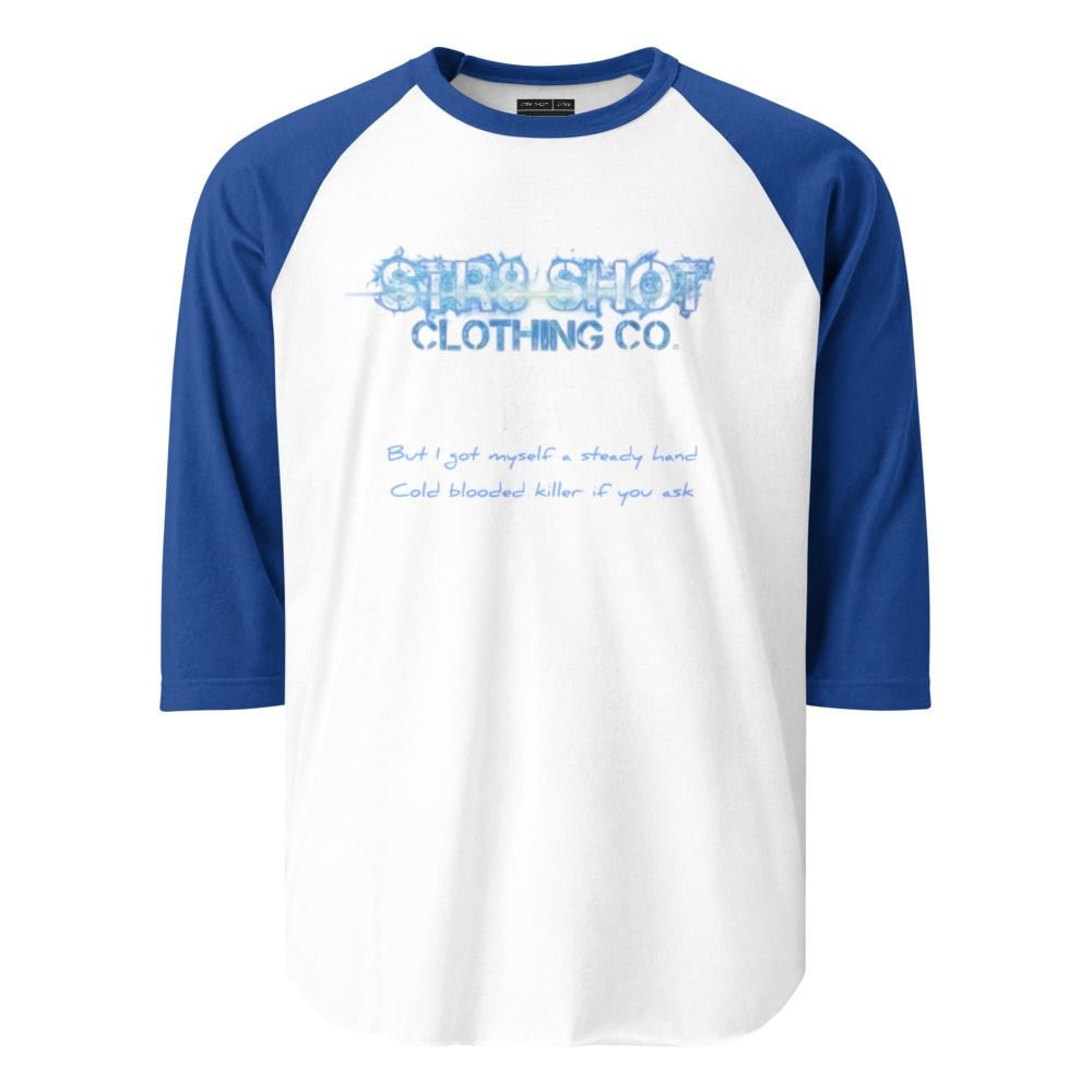 Fire Blue 3/4 Sleeve Shirt