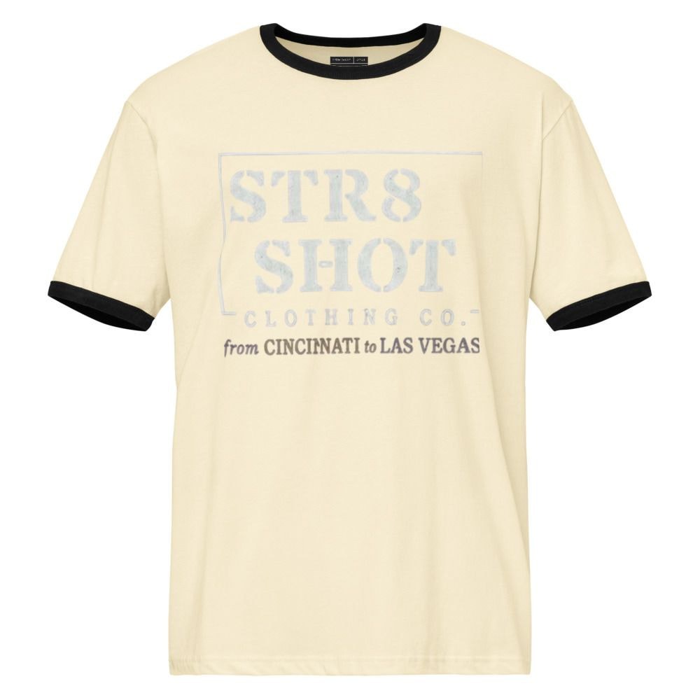 Cincinnati To Las Vegas Ringer Tee
