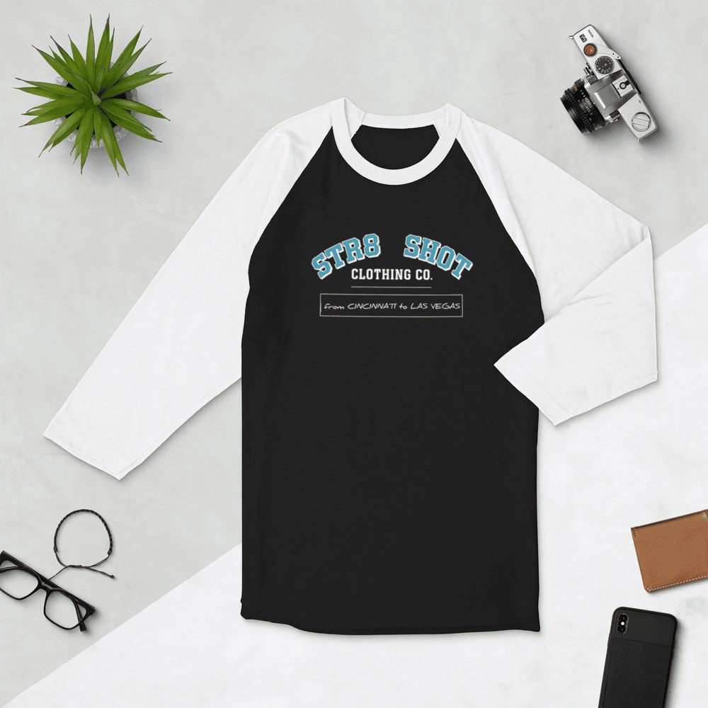 Cincinnati To Las Vegas 3/4 Sleeve Tee