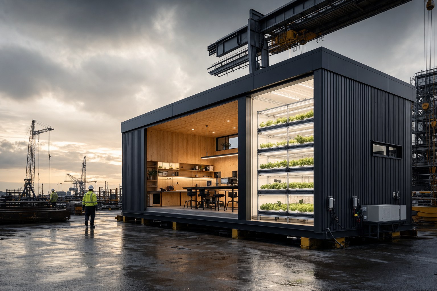 Moduulize modular building exterior