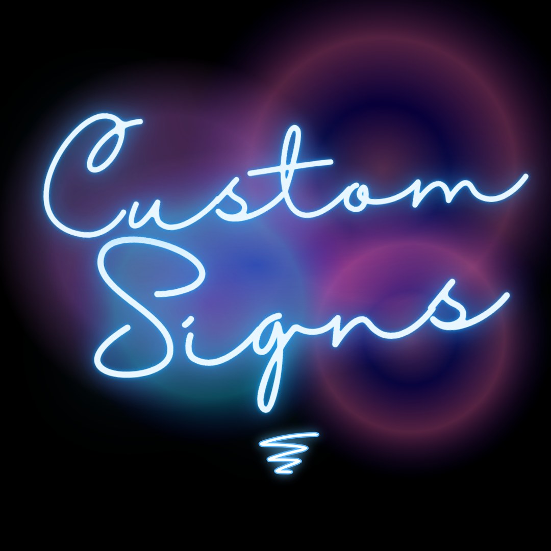 Custom Signs backdrop available from The Pose Garden