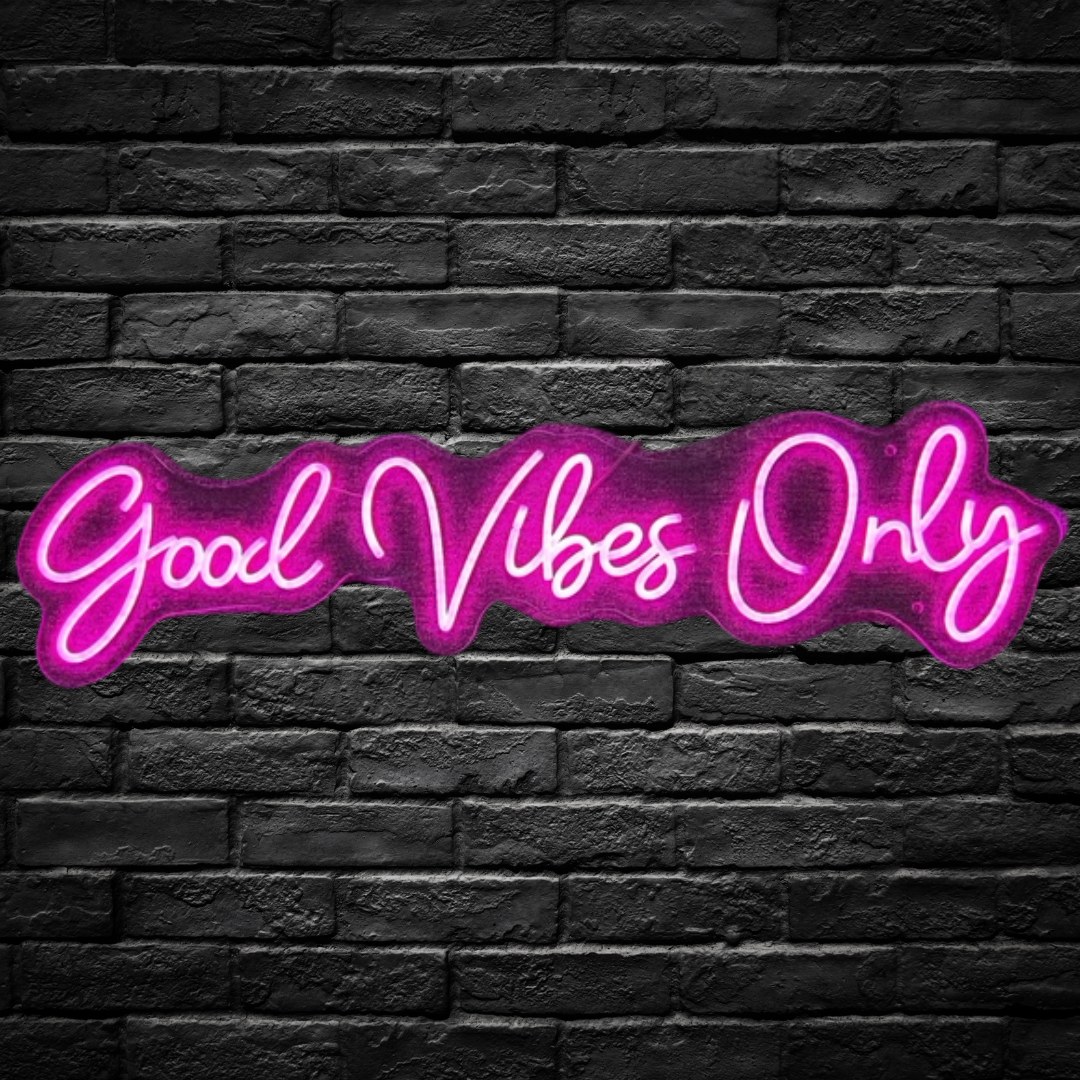Good Vibes Only backdrop available from The Pose Garden