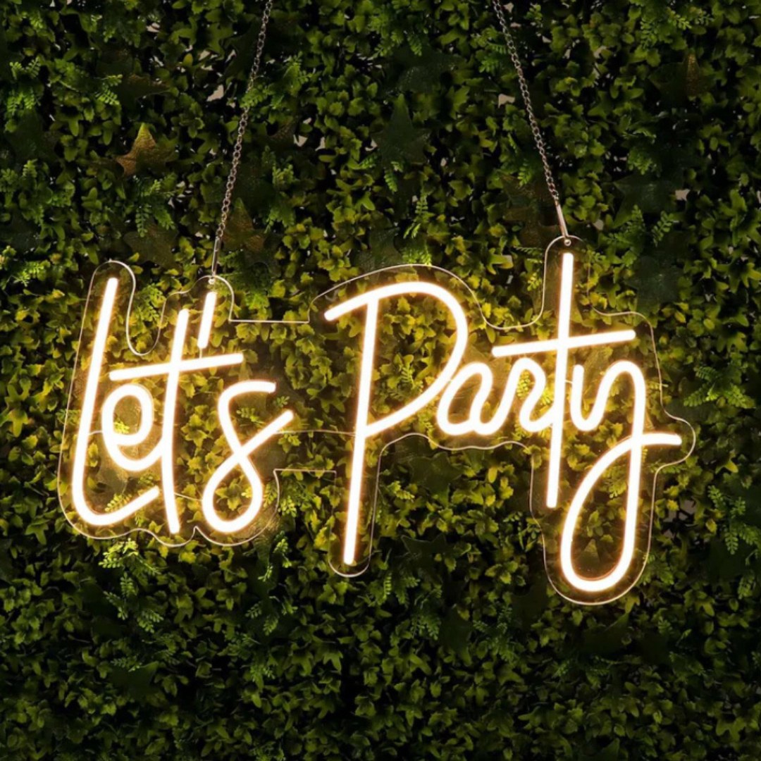 Let's Party backdrop available from The Pose Garden