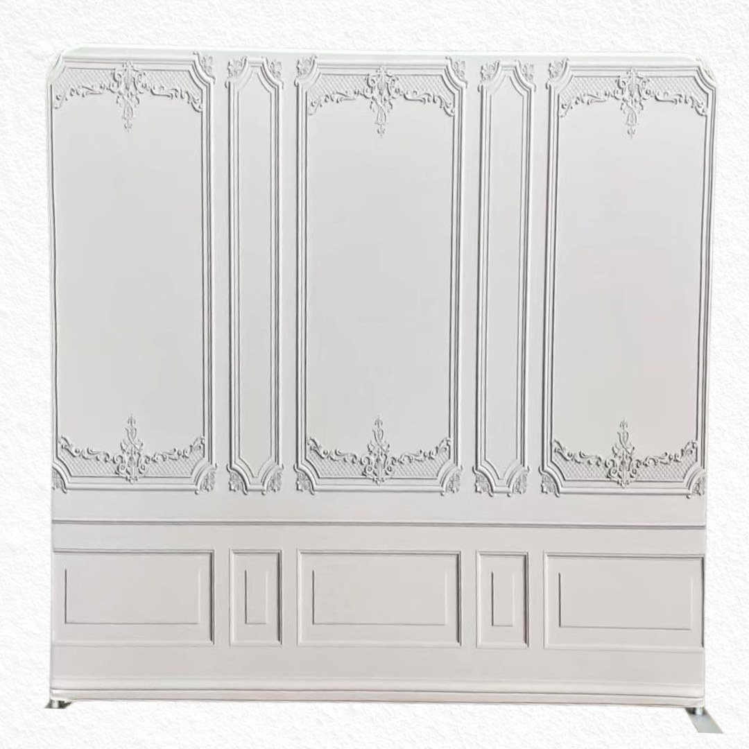 Victorian Wall White backdrop available from The Pose Garden