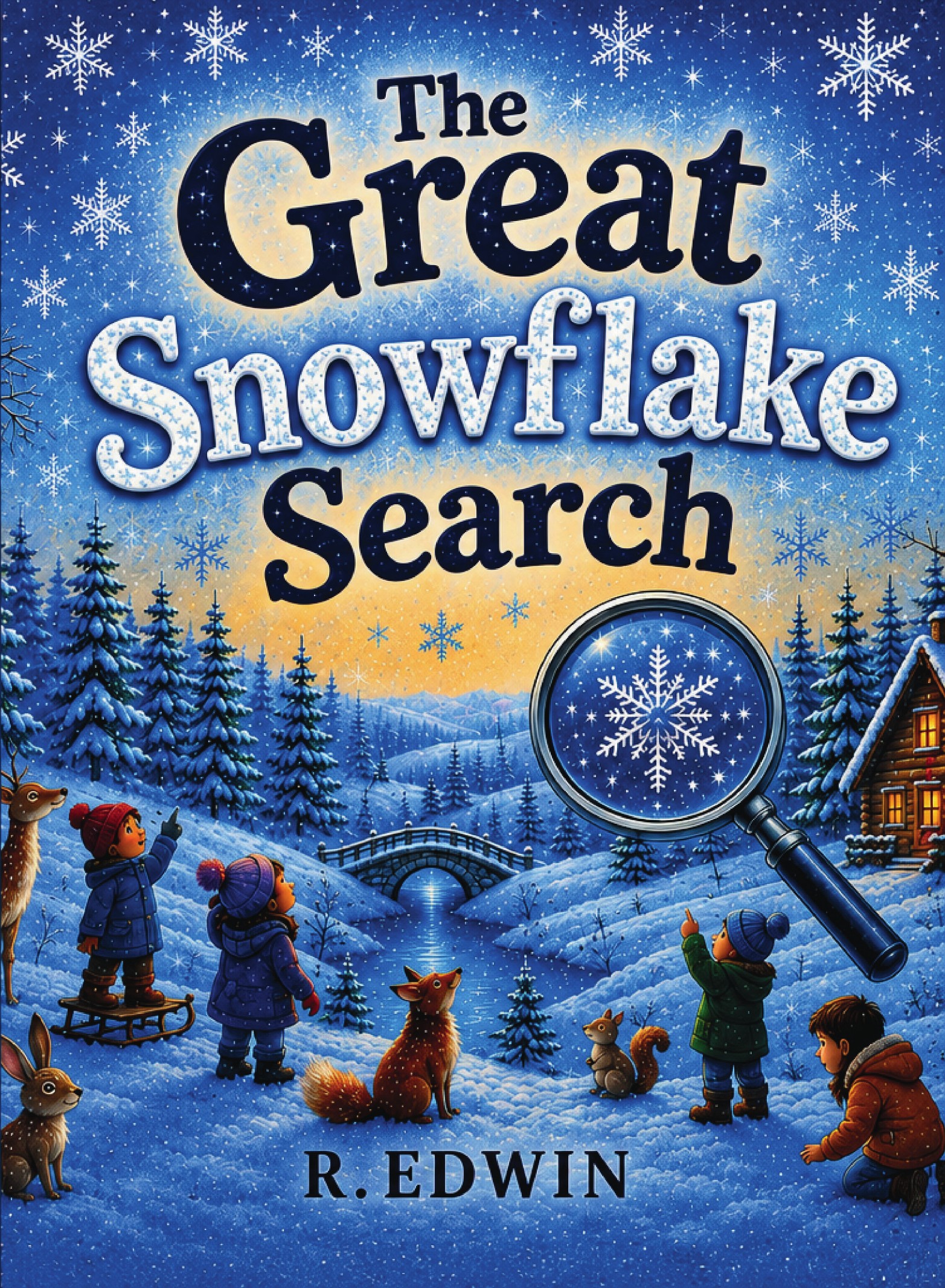 Cover of The Great Snowflake Search by R.Edwin