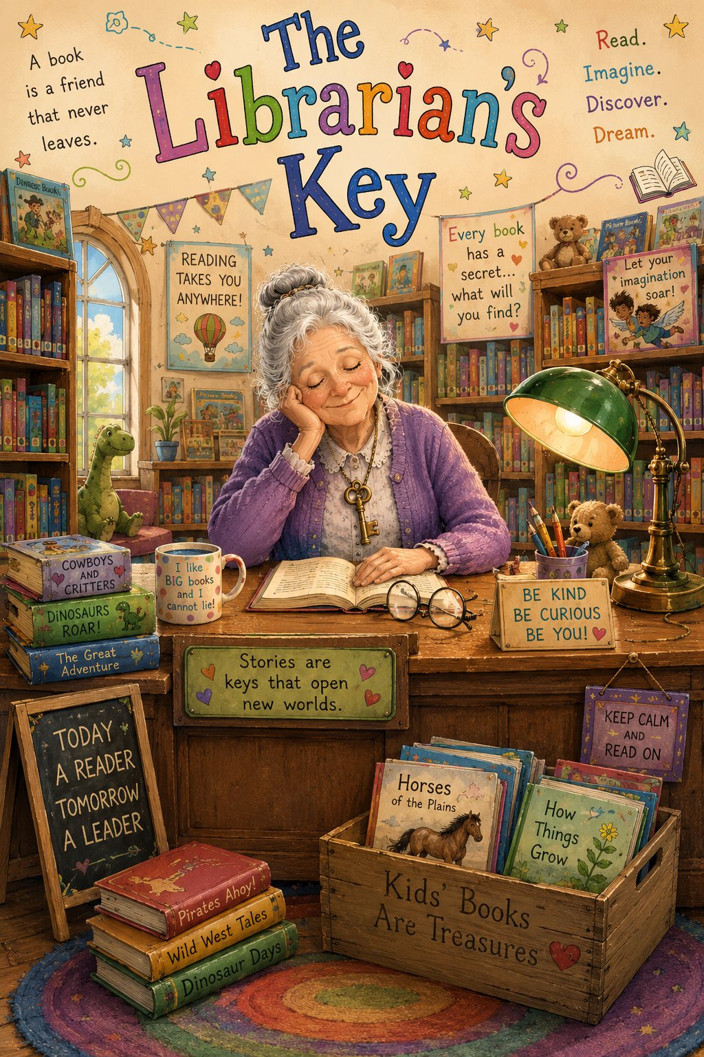 Cover of The Librarian’s Key by R.Edwin