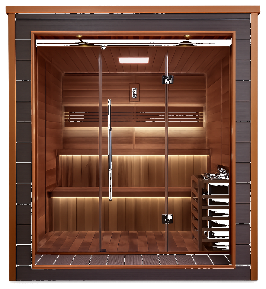 Golden Designs "Bergen" 6-Person Outdoor Traditional Sauna