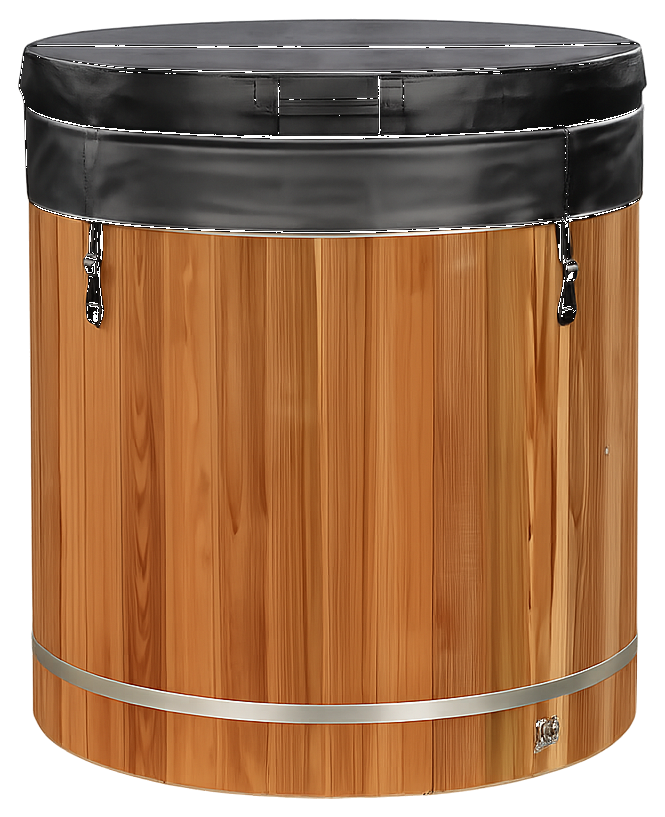 Stainless Cold Plunge Barrel — Complete System (Chiller Included)