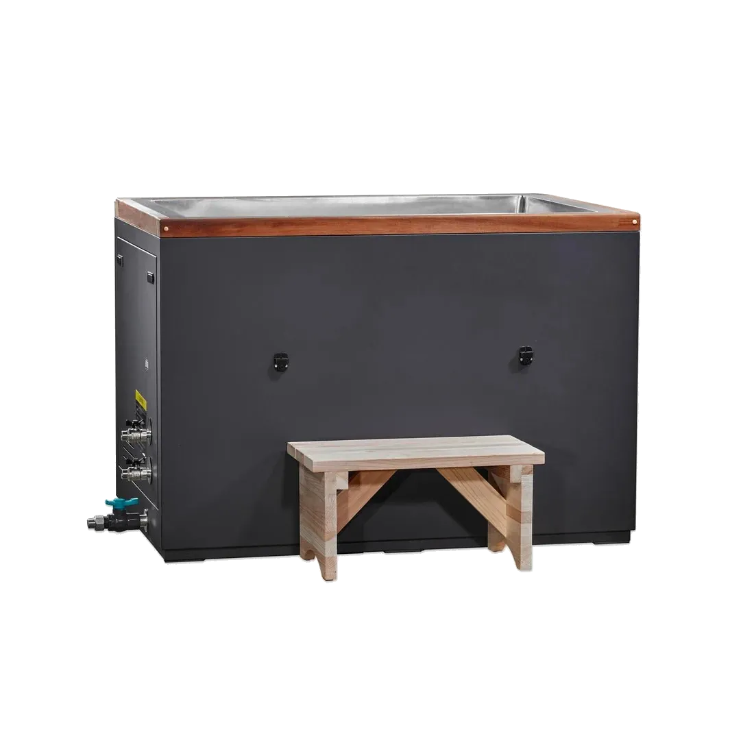 CUBOID Nano-Coated Stainless Cold Plunge — Complete System (Chiller Included)