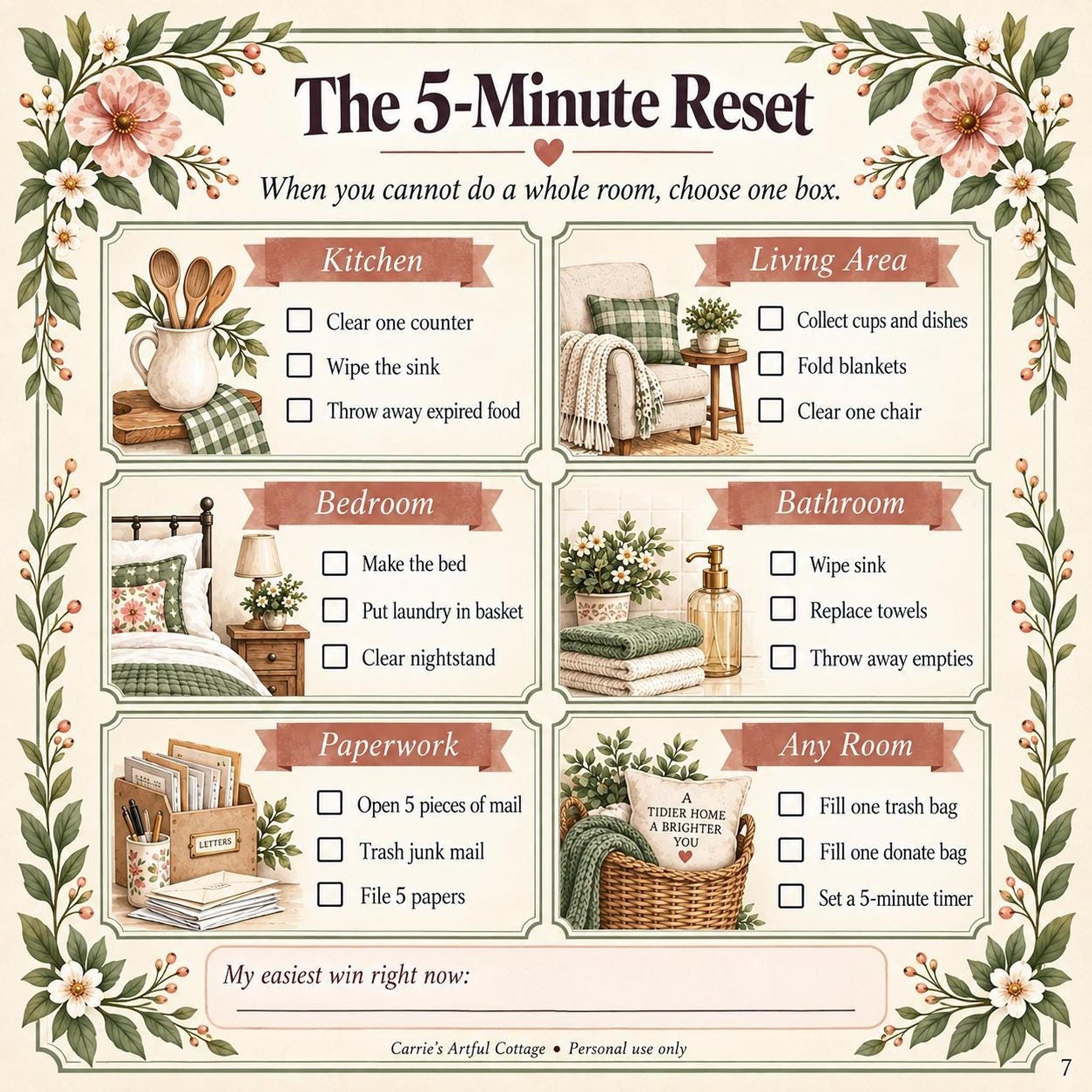 Home Reset Planner preview 10