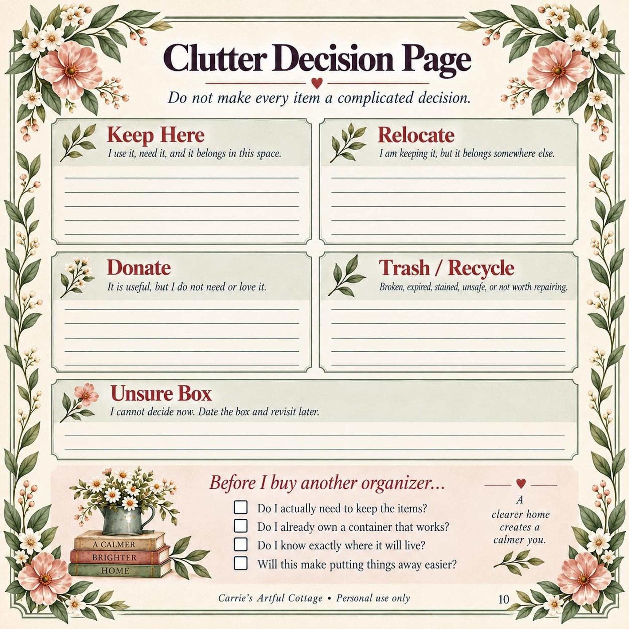 Home Reset Planner preview 14