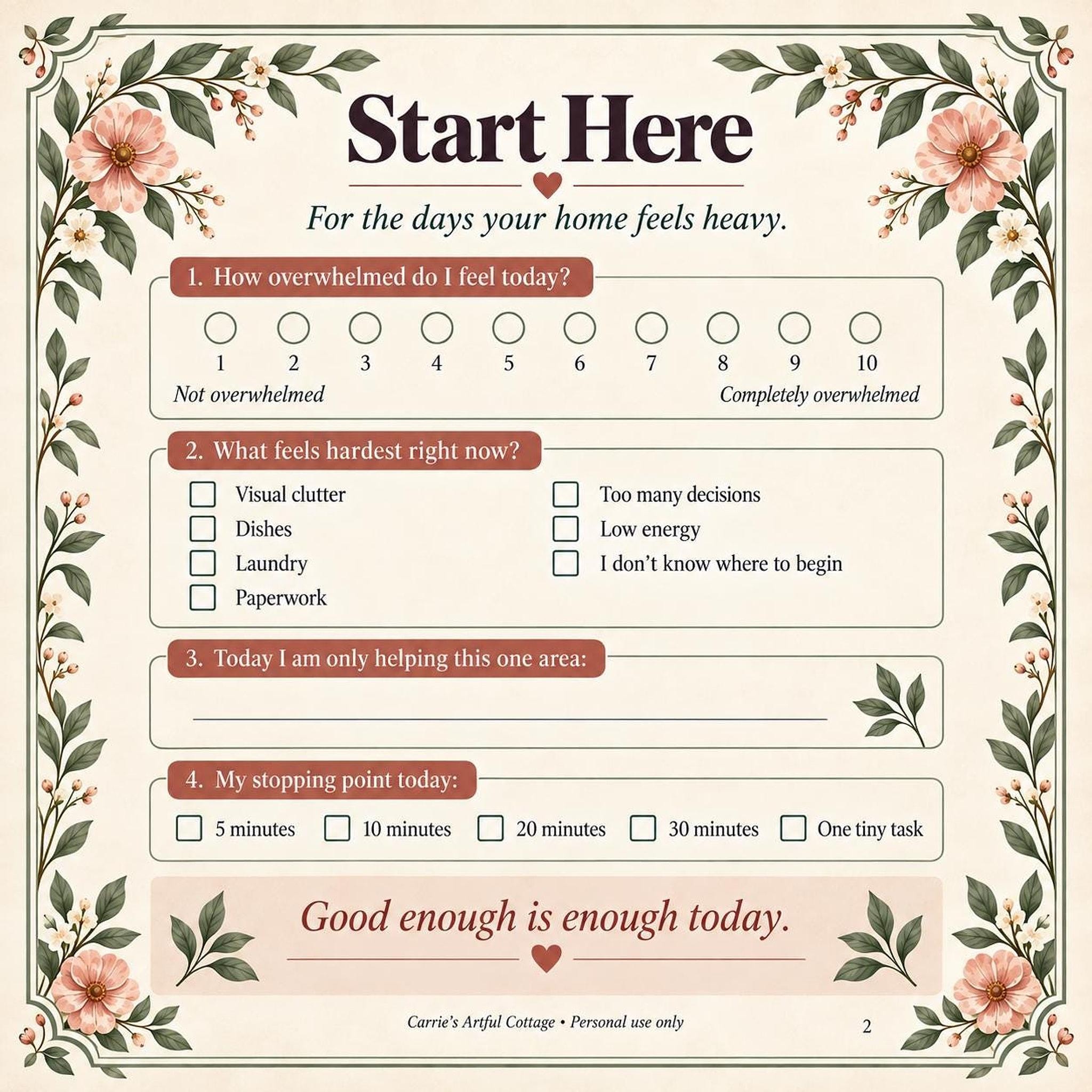 Home Reset Planner preview 5