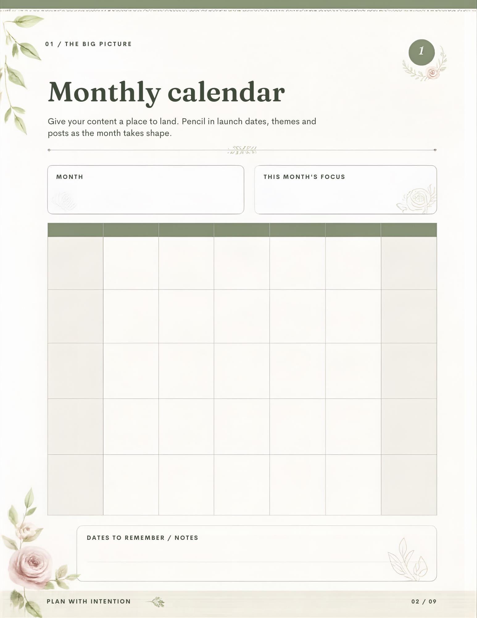 Social Media Content Planner preview 10