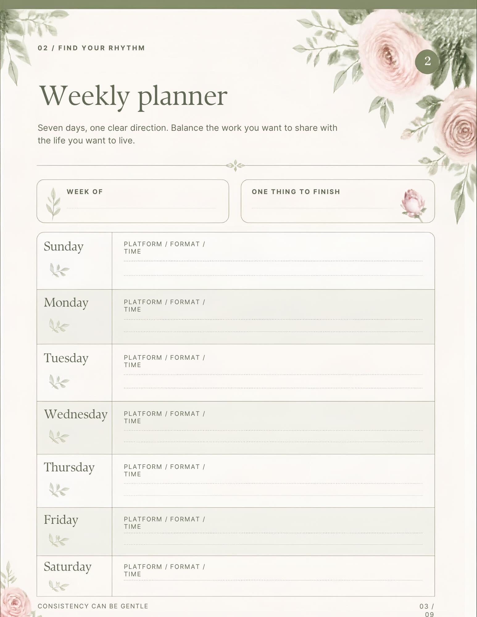 Social Media Content Planner preview 12
