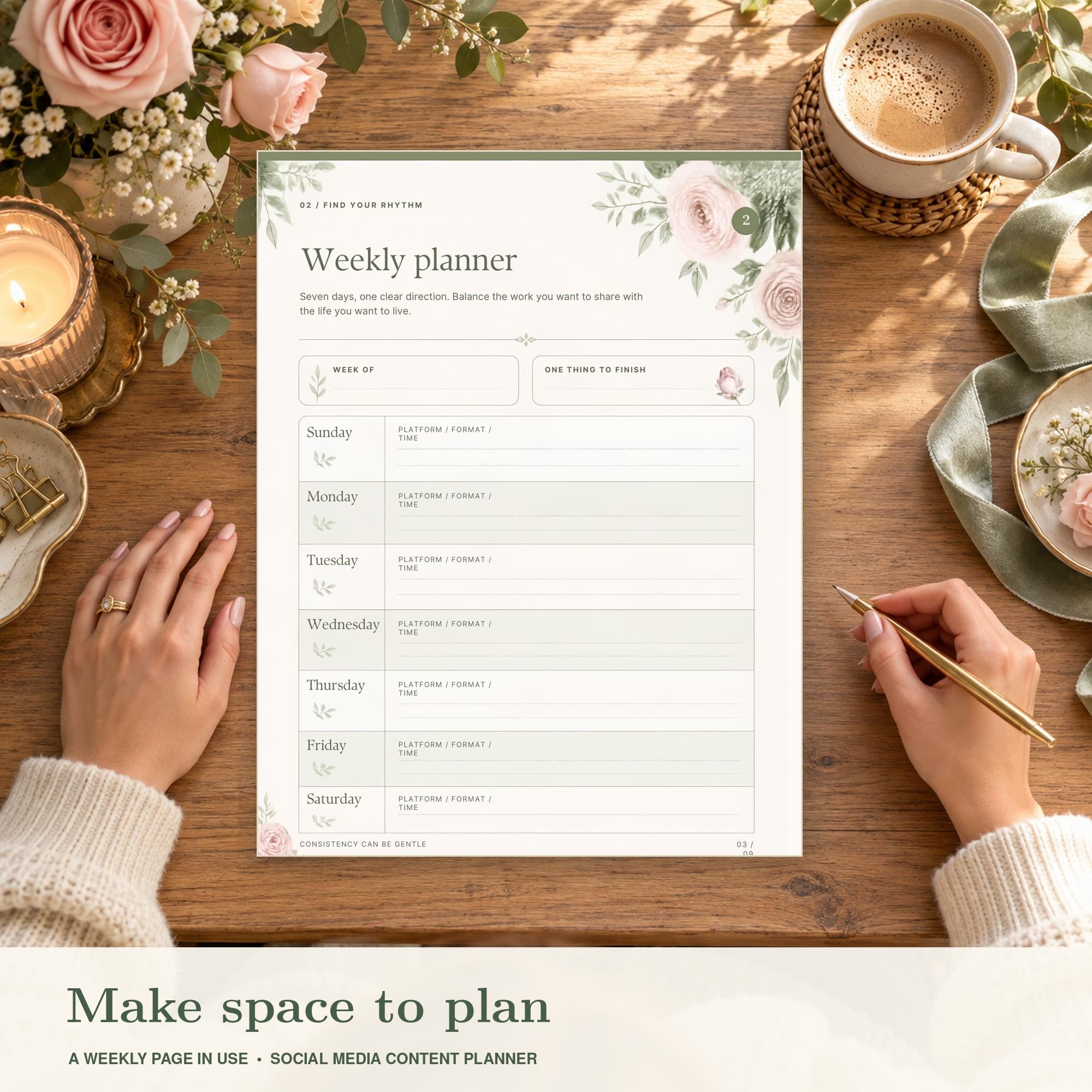 Social Media Content Planner preview 6