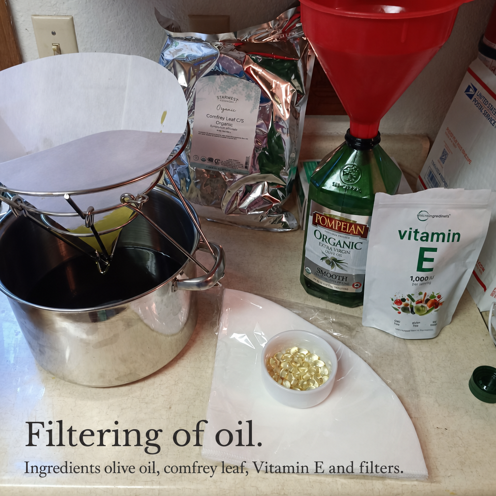 The oil is triple filtered for a clean, smooth finish.