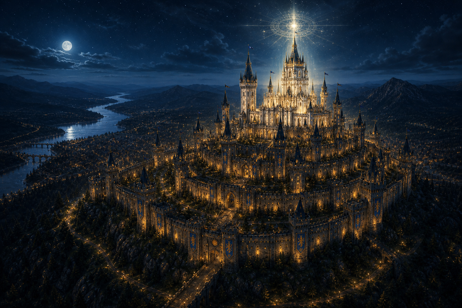 Night Castle from the Pantheon Legends Lore World