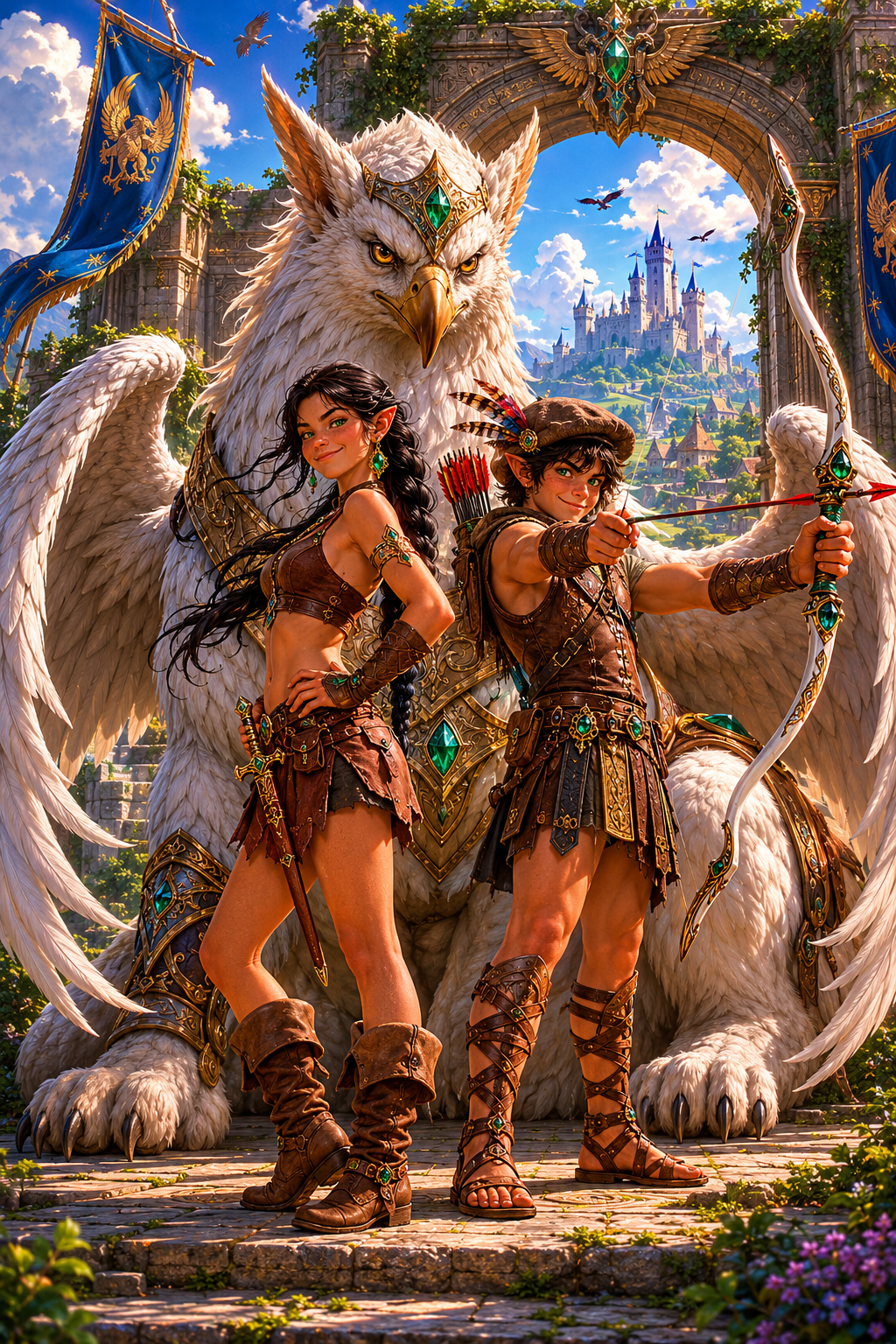 Characters from the Pantheon Legends Lore World