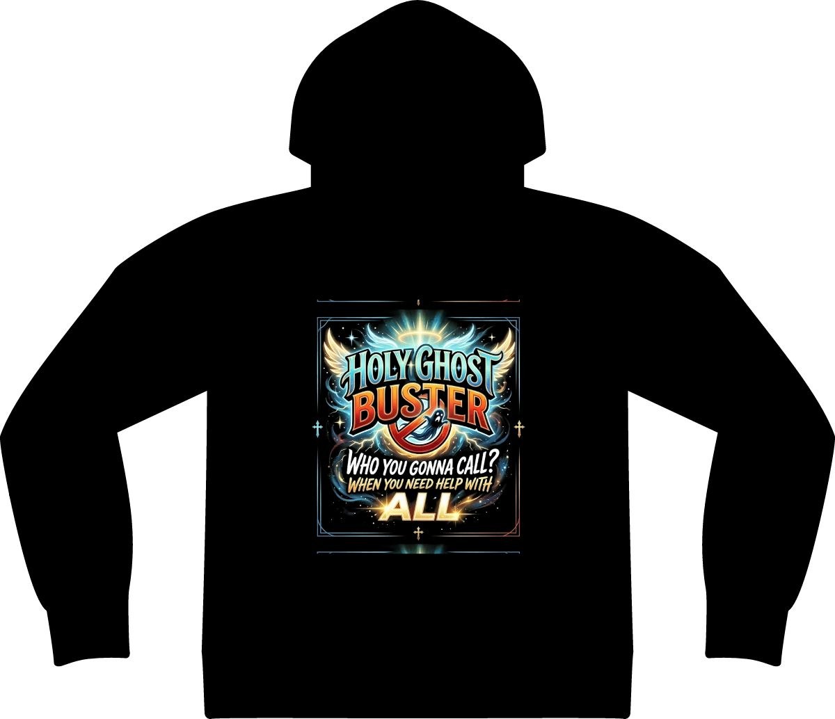 Holy Ghost Buster Hoodie — Christian Faith Inspirational Pullover