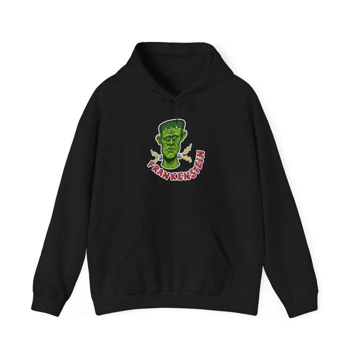 Frankenstein Graphic Hoodie — Cute Green Monster "Frankensloth" Design