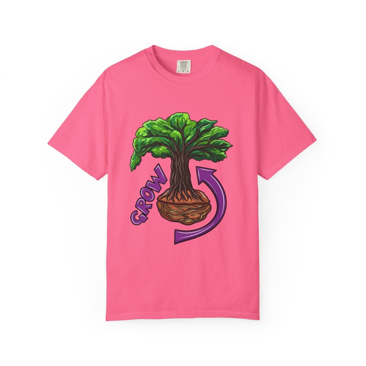 Grow Tree T-Shirt — Botanical Roots Illustration Shirt